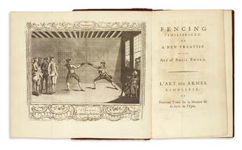 OLIVIER, J. Fencing Familiarized; or, A New Treatise on the Art of Small Sword . . . New Edition.  1780